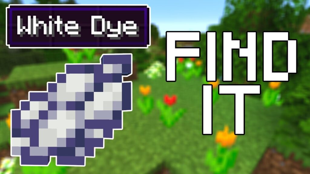 How to make White Dye in Minecraft