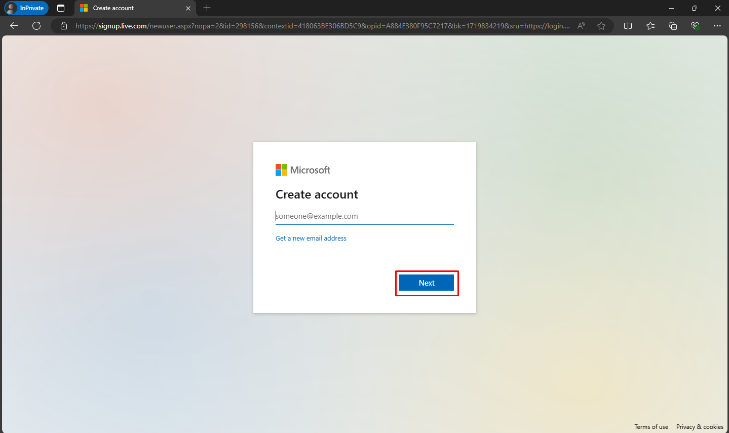 Bing AI Image create account