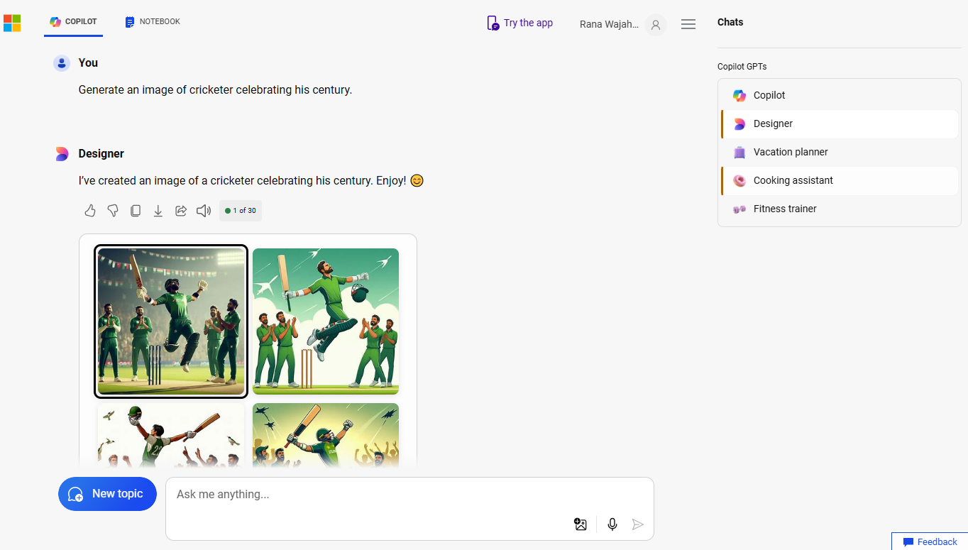 Bing AI Images