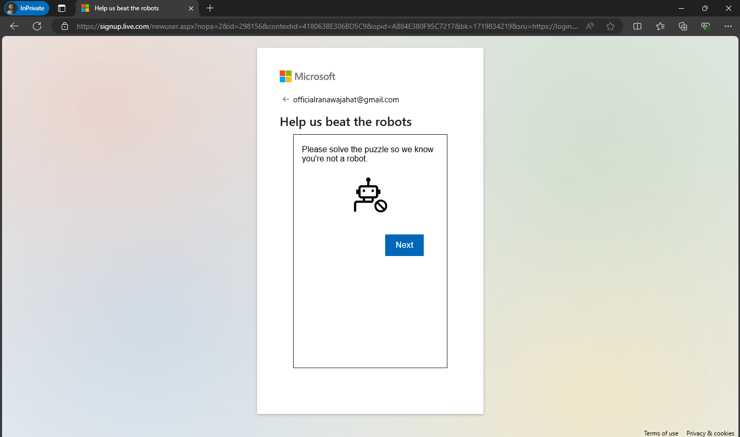 Bing AI Image robot