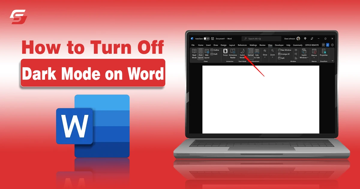 How to Turn Off Dark Mode on Word