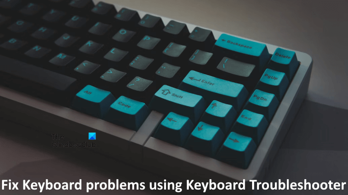Run the Keyboard Troubleshooter