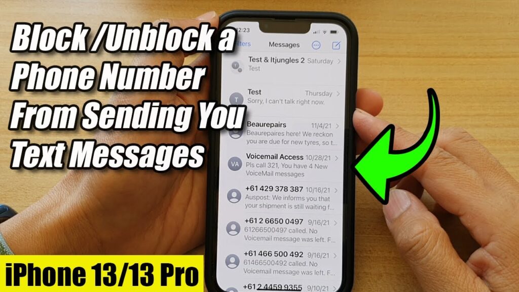 Sending Text or iMessage to the iPhone Number to Check for Block