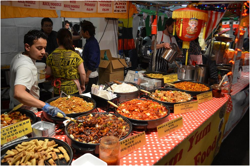 Global Flavors at Street Food Markets