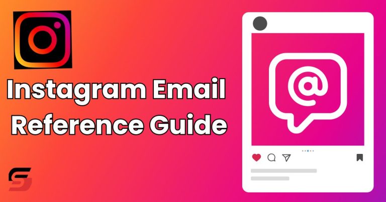 Instagram Email Reference Guide