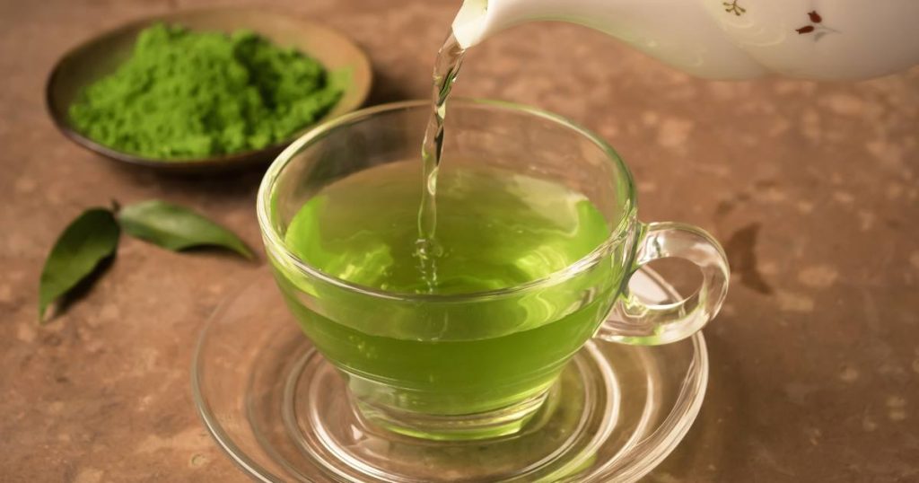 Green Tea Leaf Water