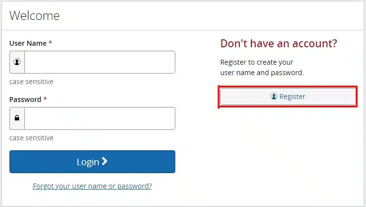 BenefitSolver On the website's main page, Click On "Register"