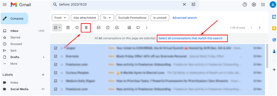 How To Delete All Emails On Gmail