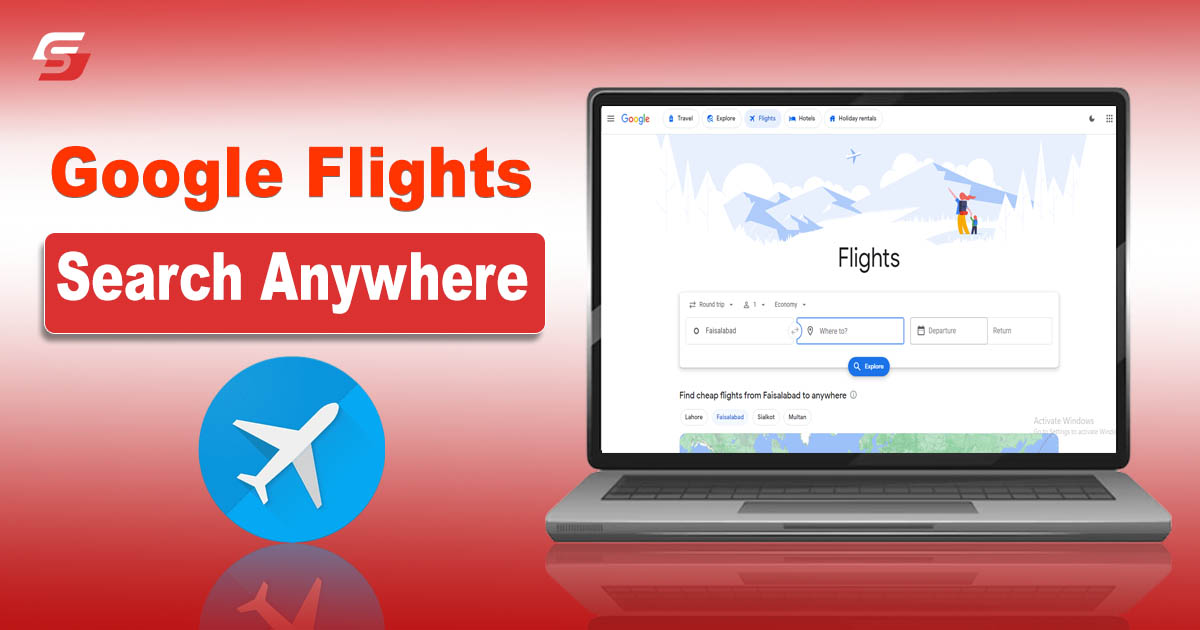 Google Flights Search Anywhere