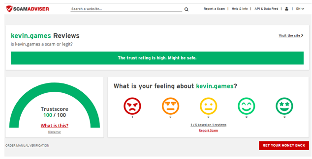 Is Kevin Games a Safe Website?