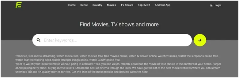 How to access F2movies?