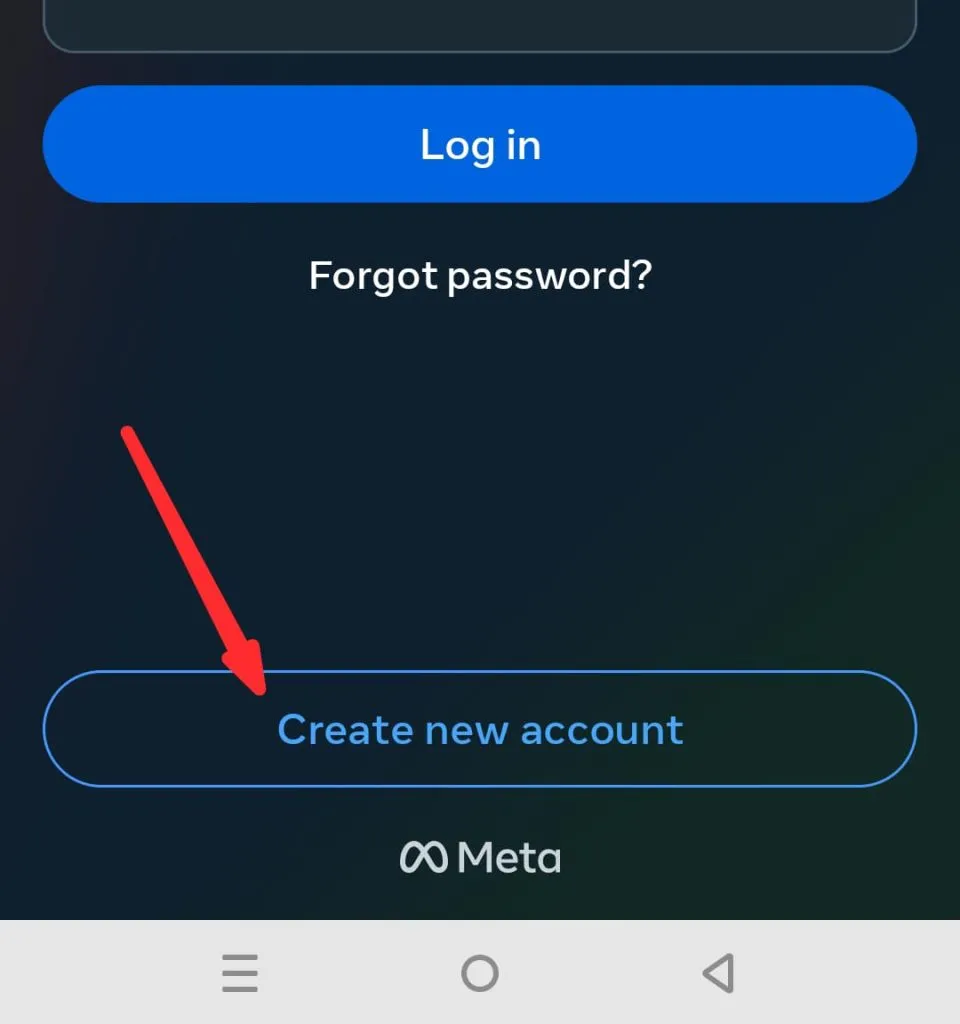 Create New Account