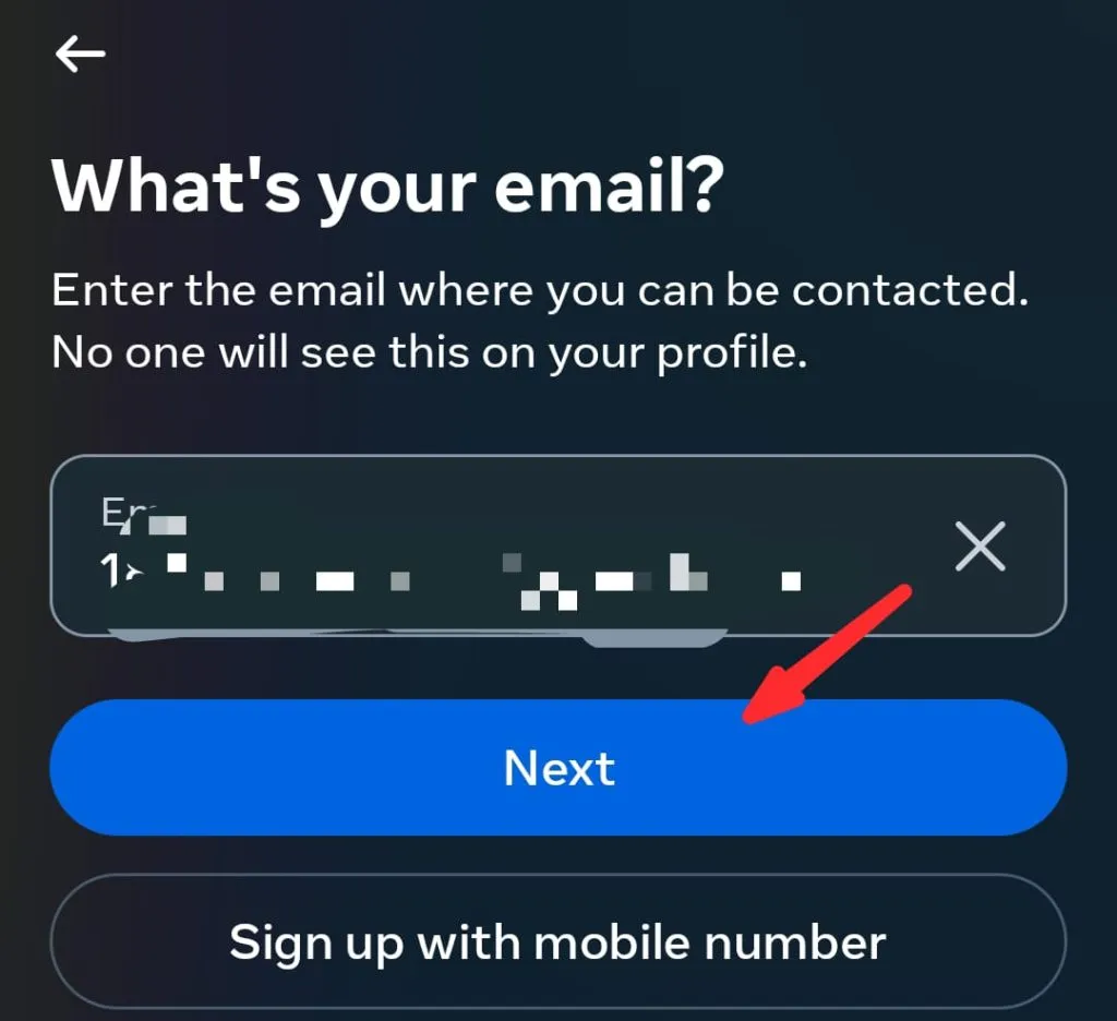 Enter your "email"