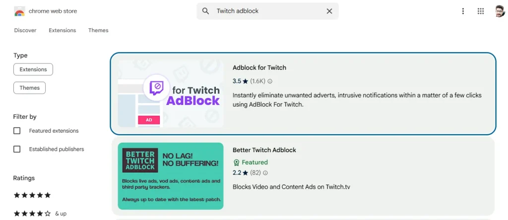 Twitch Adblock