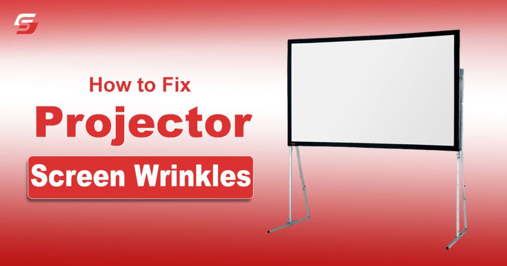 projector screen fixing