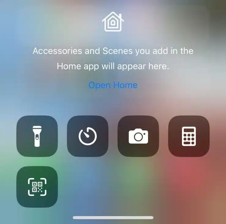 Look for the QR code scanner icon featuring a small code inside the square.