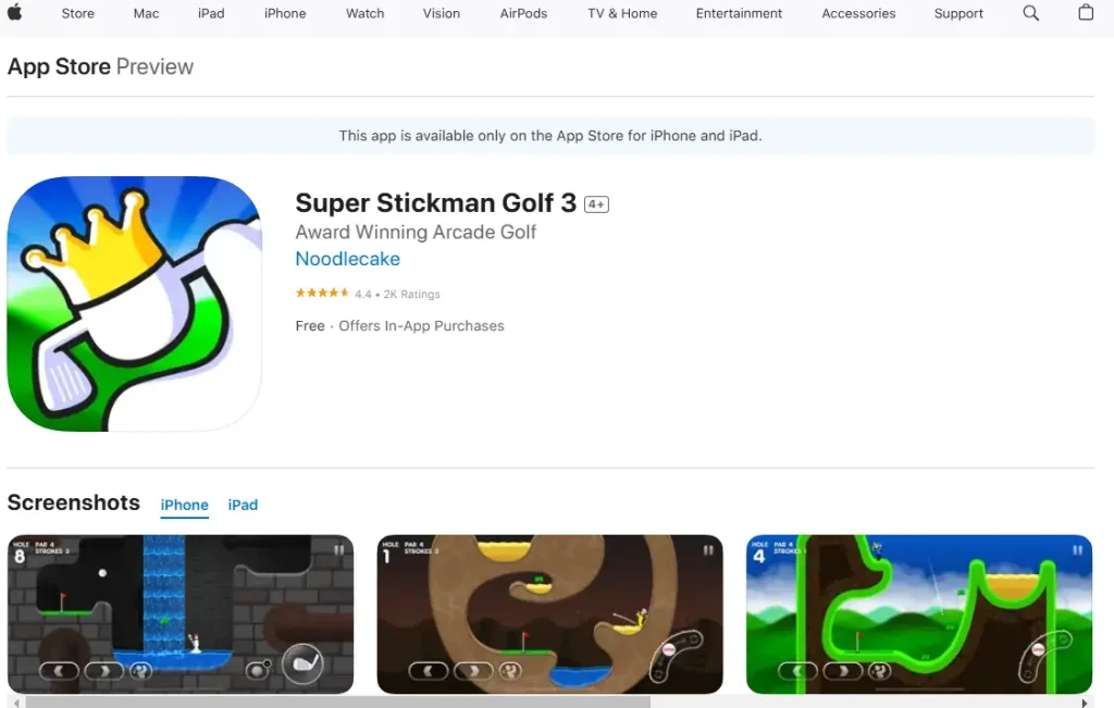 Super Stickman Golf 3