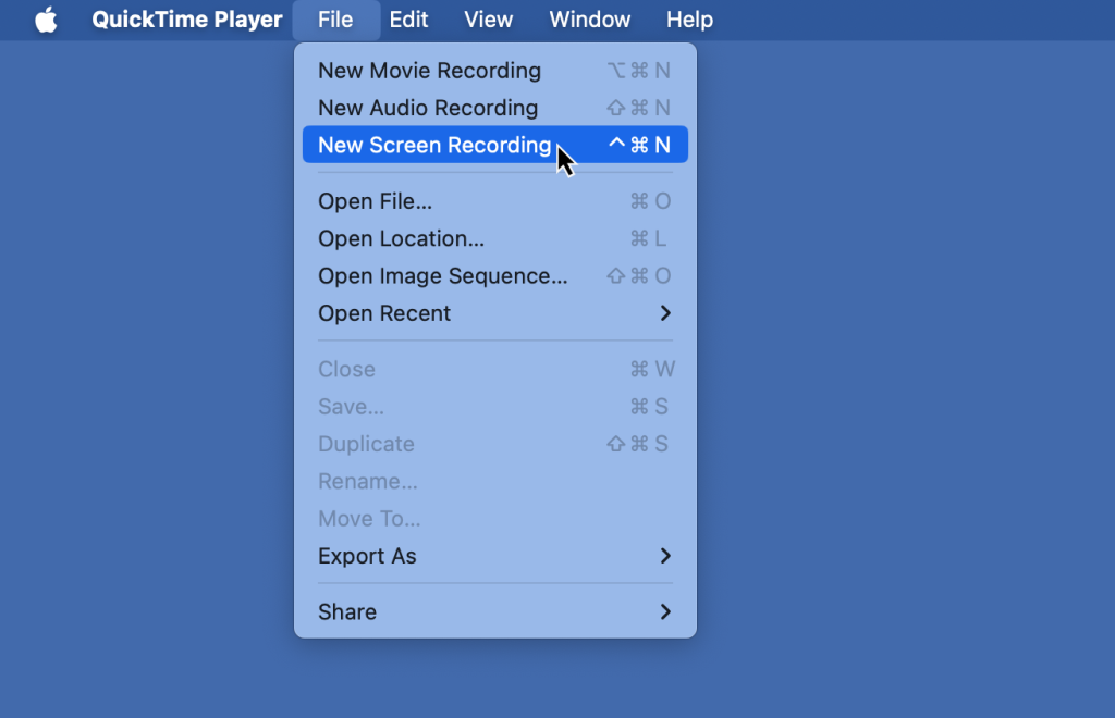 record screen on mac