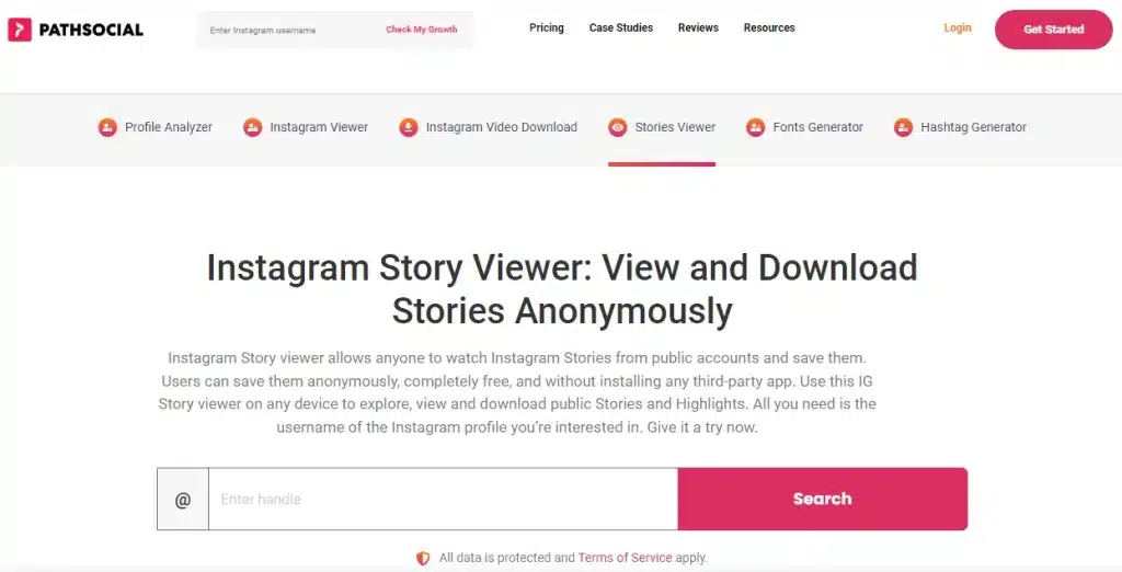 Path Social Story Viewer