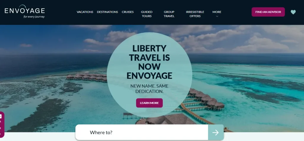 What is Liberty Travel Agency? (Envoyage) - Envoyage Homepage
