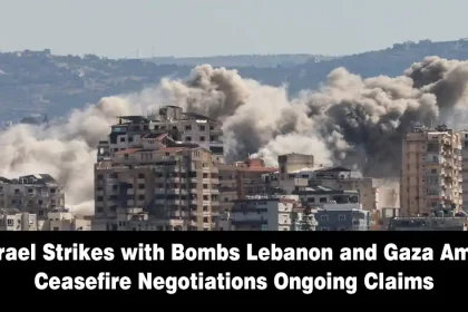 Israel Strikes with Bombs Lebanon and Gaza Amid Ceasefire Negotiations Ongoing Claims