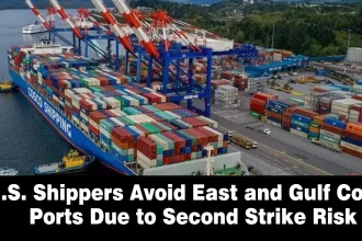 U.S. Shippers Avoid East and Gulf Coast ports Due to Second Strike Risk