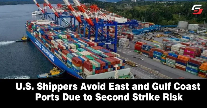 U.S. Shippers Avoid East and Gulf Coast ports Due to Second Strike Risk