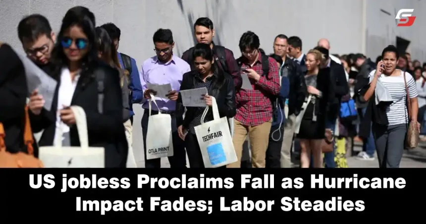 US jobless Proclaims Fall as Hurricane Impact Fades; Labor Steadies