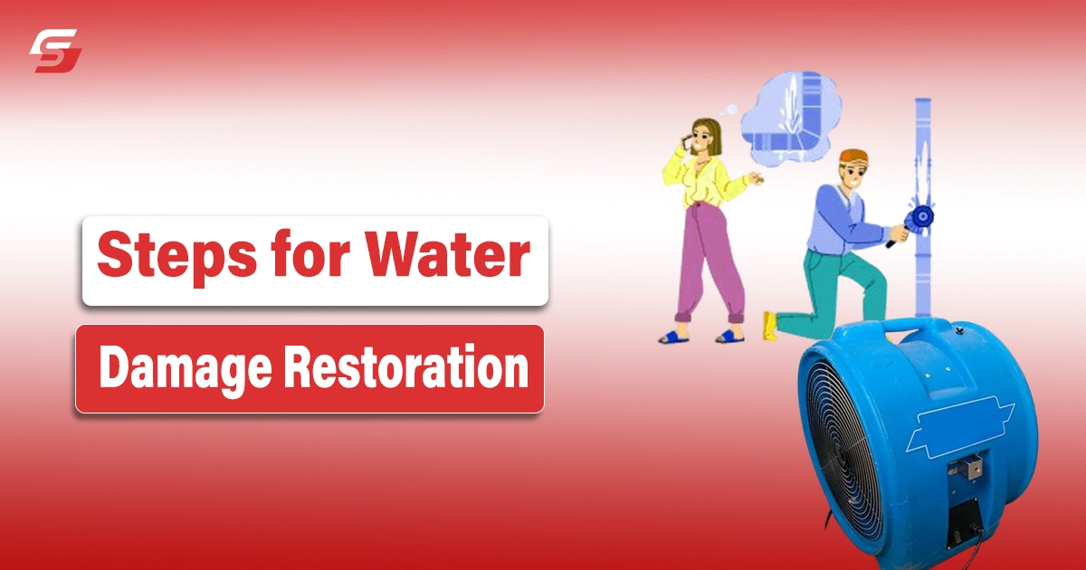 Steps for Water Damage restoration