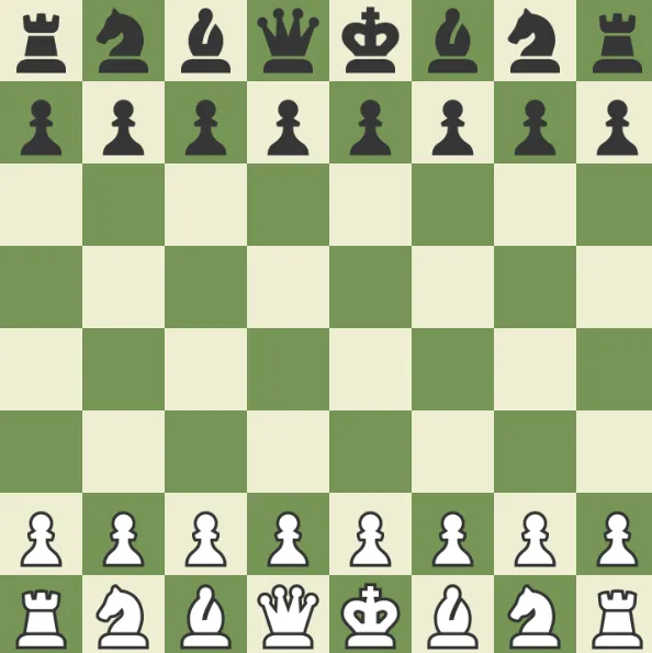 Chess Board Setup King