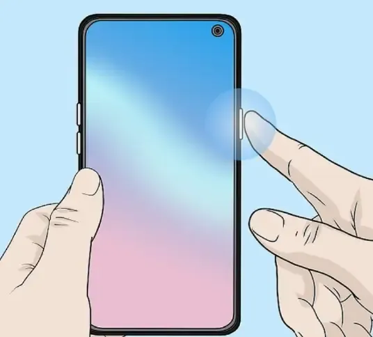 Press and hold the power button