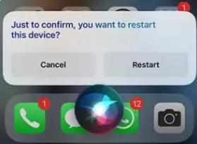 Hey Siri, Restart iPhone