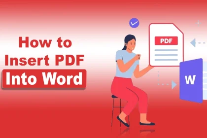 How to Insert PDF Into Word