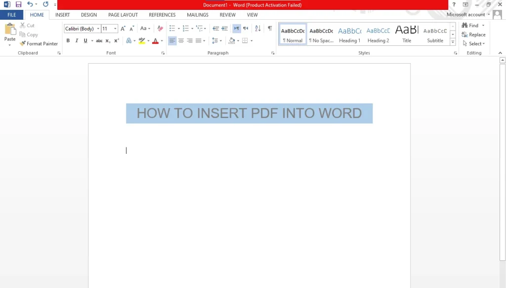 Word Document