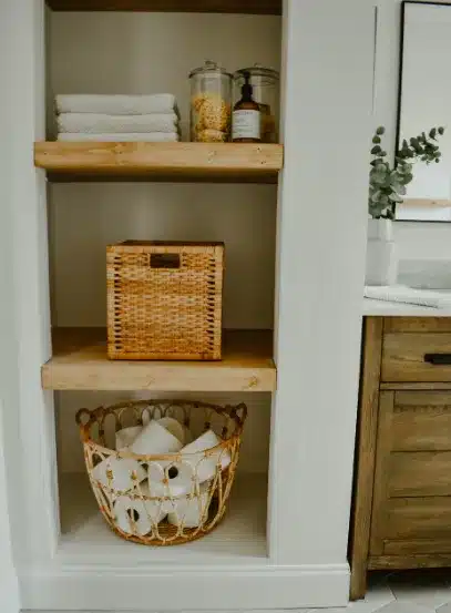 Make an open shelving