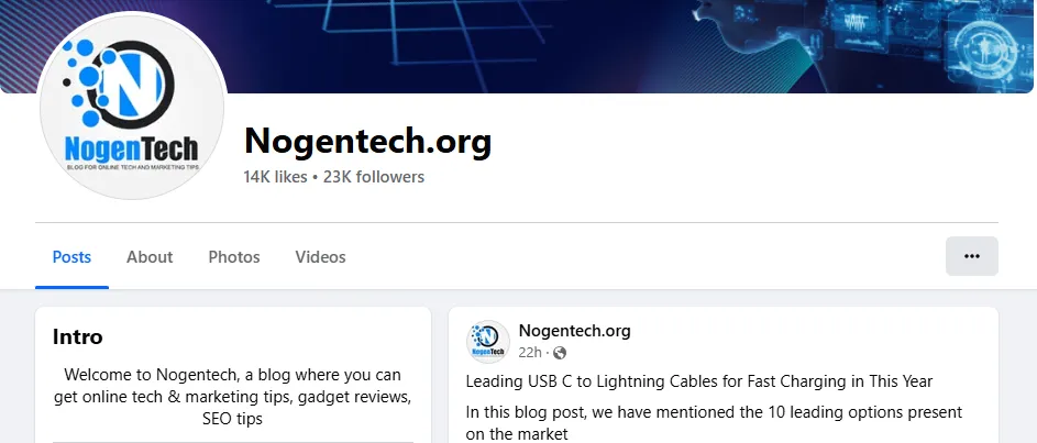 Nogentech on Facebook