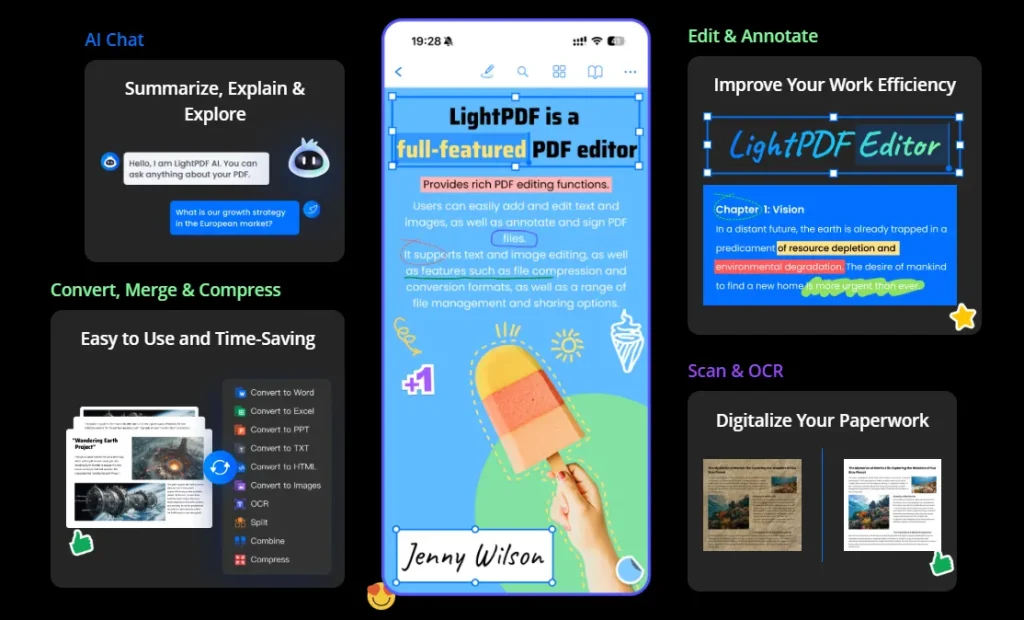 LightPDF: AI-Powered PDF Solutions