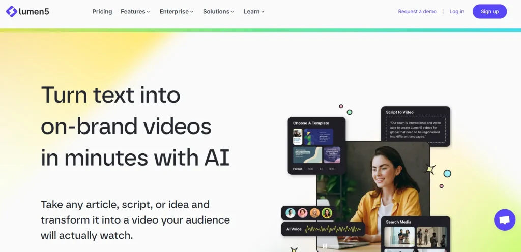Lumen5: AI Video Creation Platform