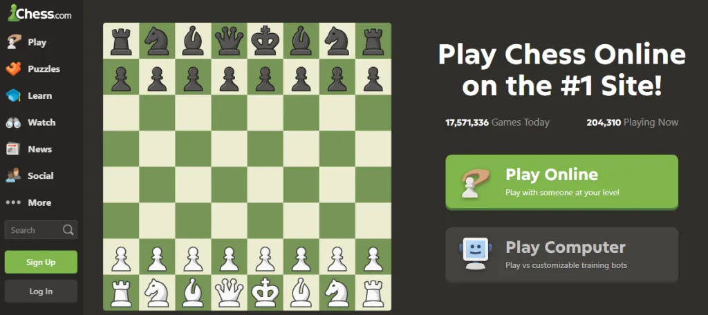 Chess.com - Online Platforms to Play 2 Player Chess Free