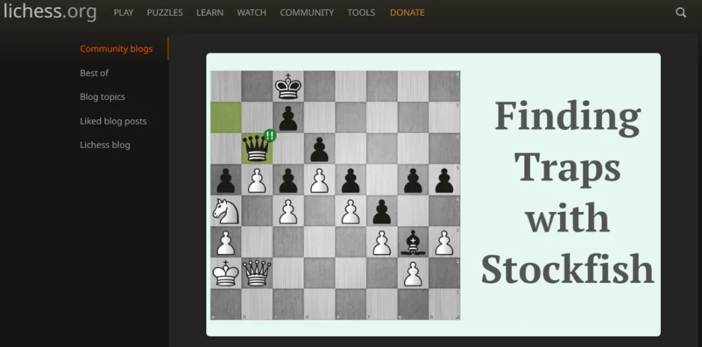 Lichess - Online Platforms to Play 2 Player Chess Free