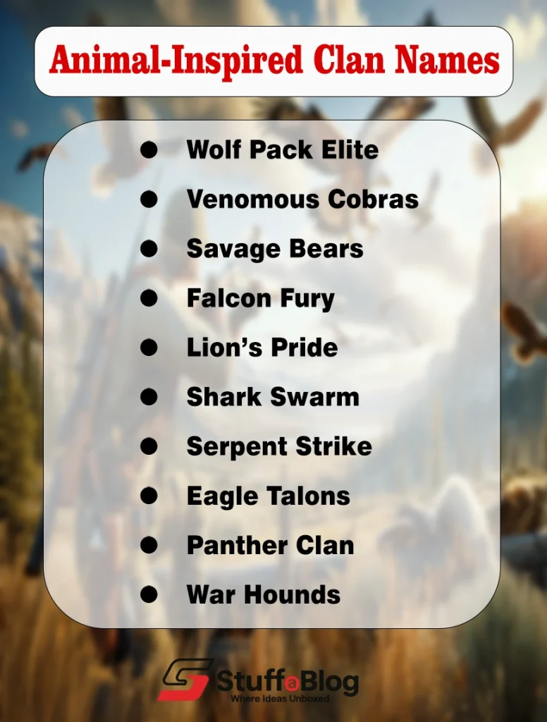 Animal-Inspired Clan Names