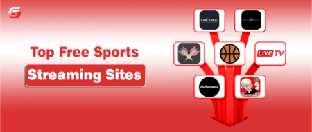 Person streaming live football match on laptop using top free sports streaming sites 2025.