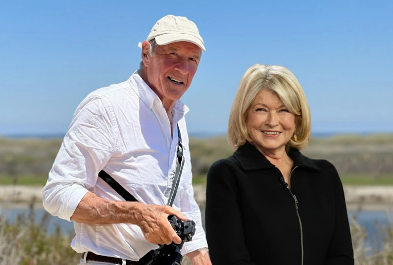 Andrew married Martha Stewart (now ex-wife)portrait of both by stuffablog