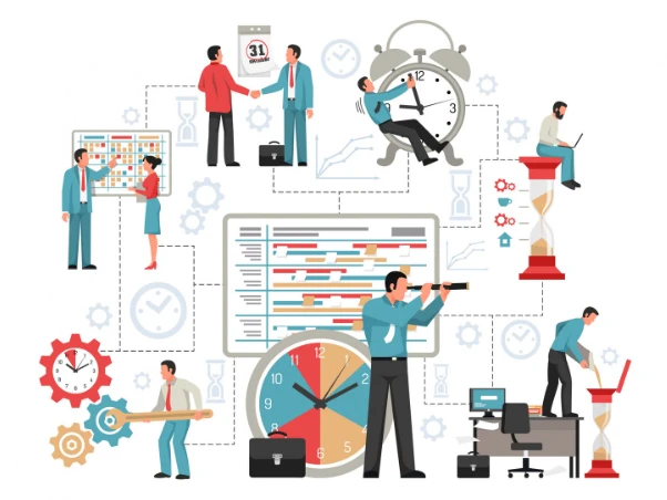 Business Operations Optimization Vector