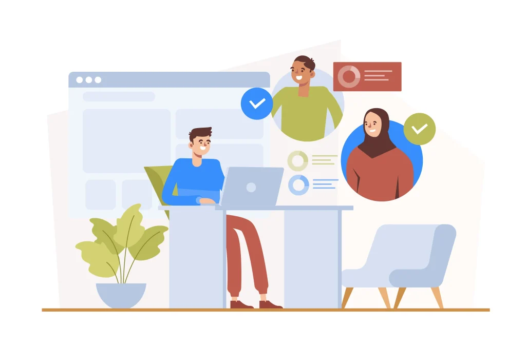 Single HR professional