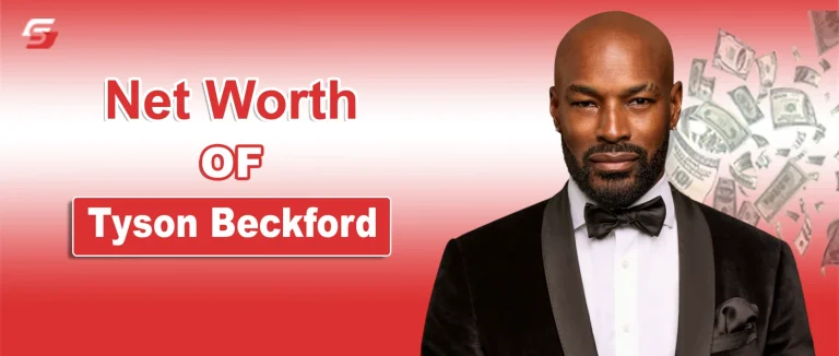 Tyson Beckford on the Ralph Lauren 2026 runway with text Tyson Beckford net worth.