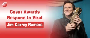 César Awards Officials Officially Debunk Viral Jim Carrey Clone Rumors Jim Carrey portrait at the 51st César Awards ceremony in Paris amid viral impersonation rumors.