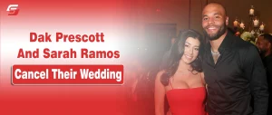 Portraits of Dak Prescott and Sarah Jane Ramos following the news of their wedding cancellation and official breakup