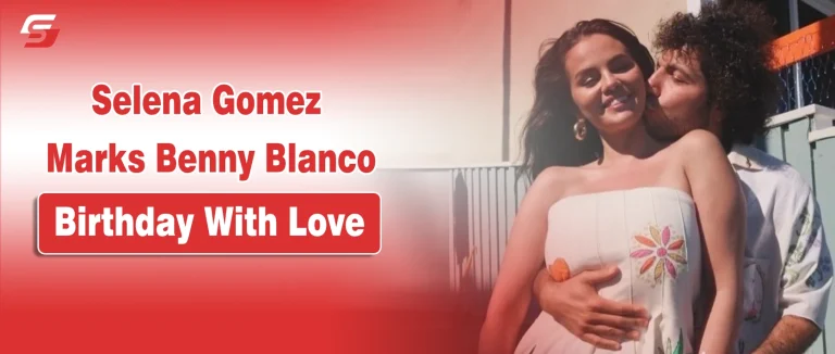 Portraits of Selena Gomez and husband Benny Blanco, including a glimpse of their wedding, for his 38th birthday news.