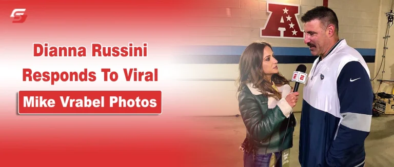 Dianna Russini Clarifies Sedona Photos With Mike Vrabel Amid Viral Rumors Dianna Russini interviewing Mike Vrabel for a celebrity news update.
